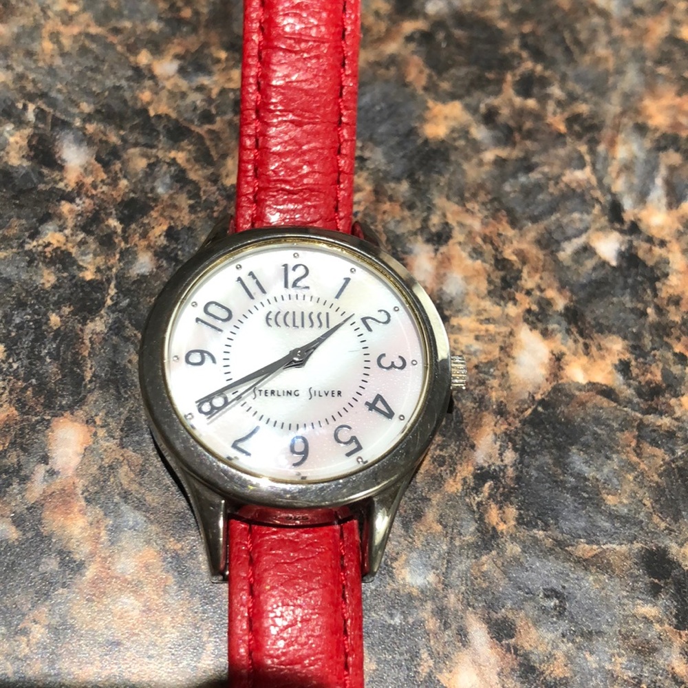 Ecclissi sterling silver watch